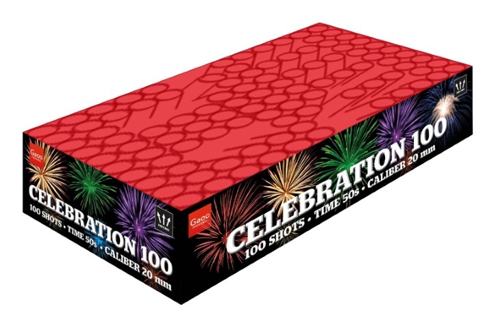 Celebration 100-4  - 100 Schuss Verbundfeuerwerk