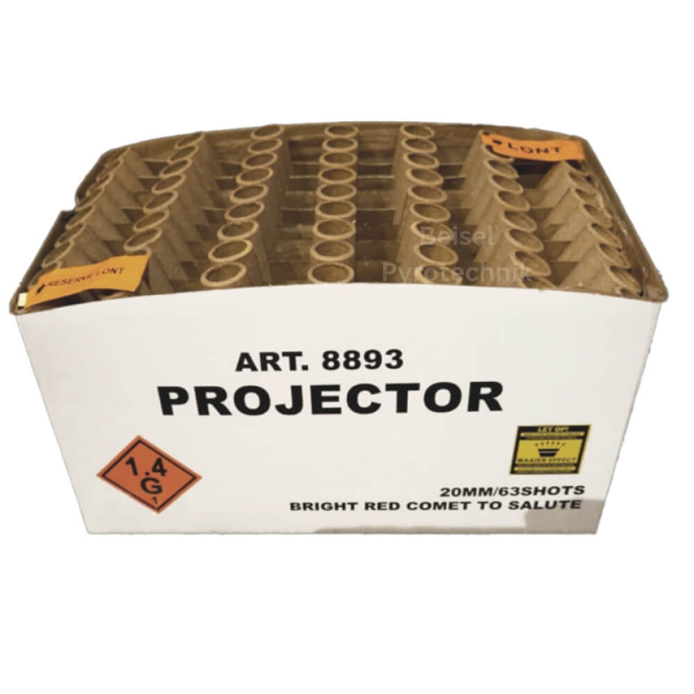 Projector - 3er Karton je 63 Schuss Salut-Batterie