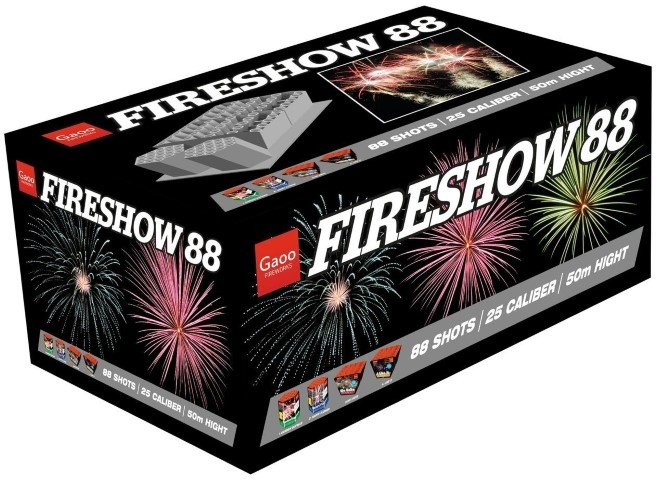 Fireshow 88  - 88 Schuss Verbundfeuerwerk