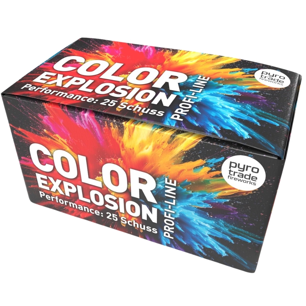 Color Explosion - 40 Schuss Fächerbatterie