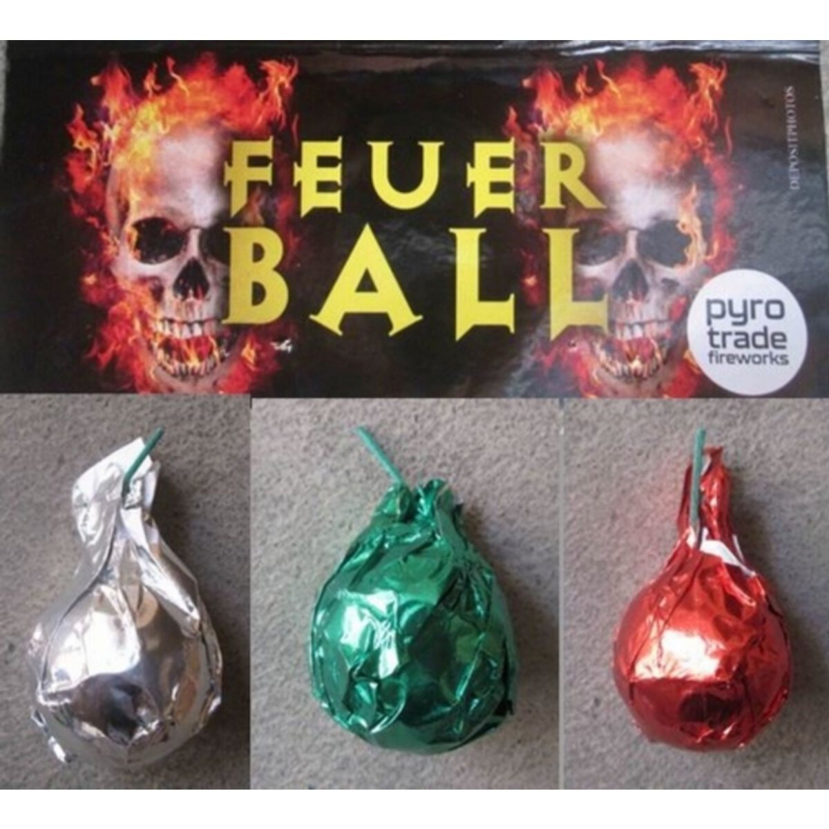 Feuerball 3er - Cracklingbälle