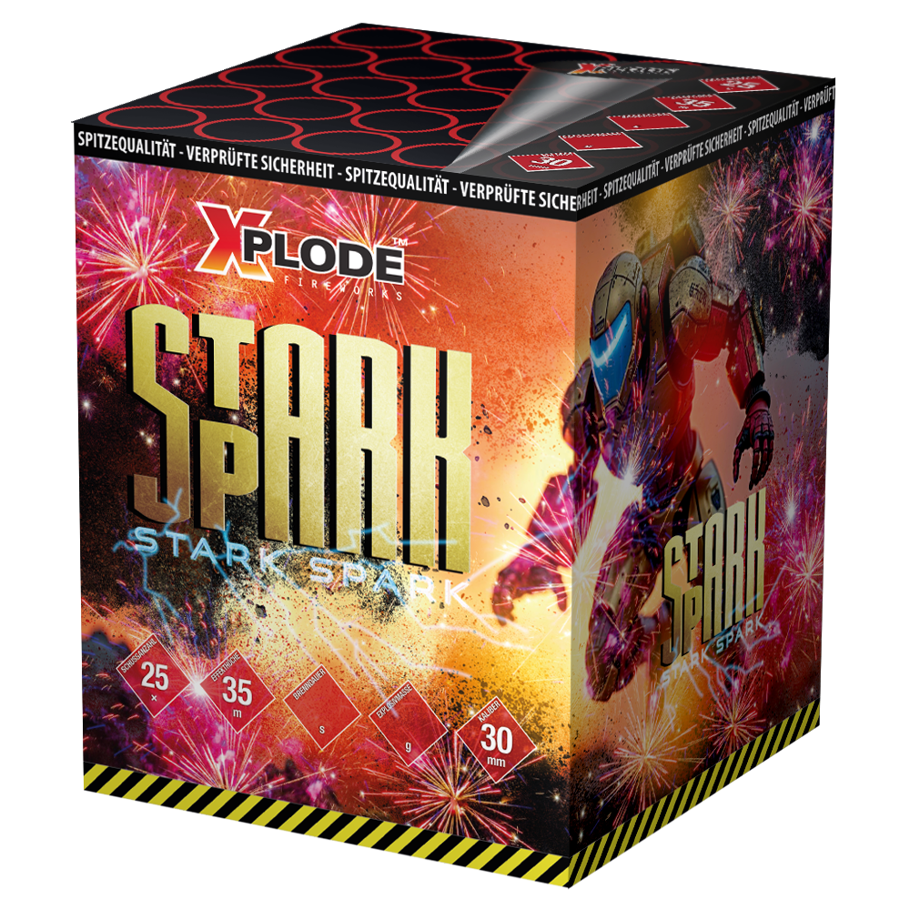 Star Spark - 25 Schuss Feuerwerksbatterie