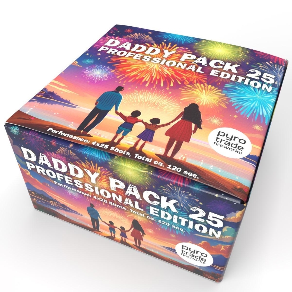 Daddy Pack 25 - 100 Schuss Verbundfeuerwerk