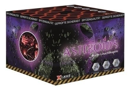 Asteroids 24 Schuss Feuerwerks - Batterie