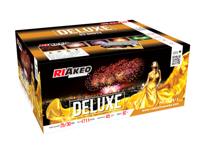 Deluxe- 92 Schuss RIAKEO- Verbundfeuerwerk - nur Abholung da 1.3G Deluxe- 92 Schuss RIAKEO- Verbundfeuerwerk - nur Abholung da 1.3G