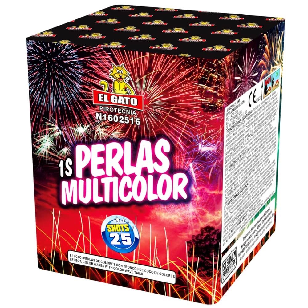 Perlas Multi Color 1sec -  25 Schuss Batterie