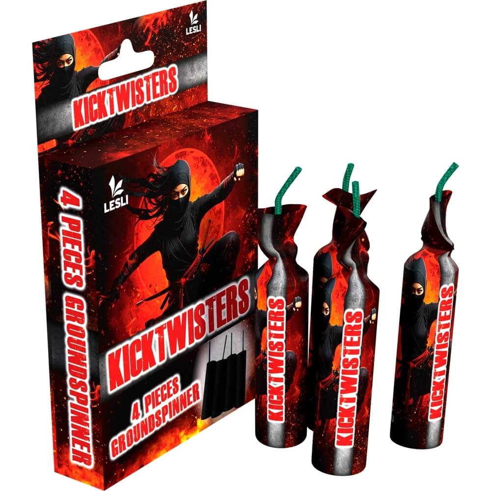 Kicktwisters  - 4er Pack Bodenwirbel