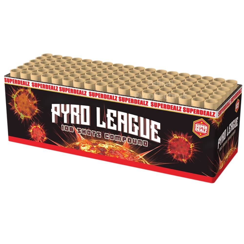 Pyro League 108 Schuss Verbundfeuerwerk