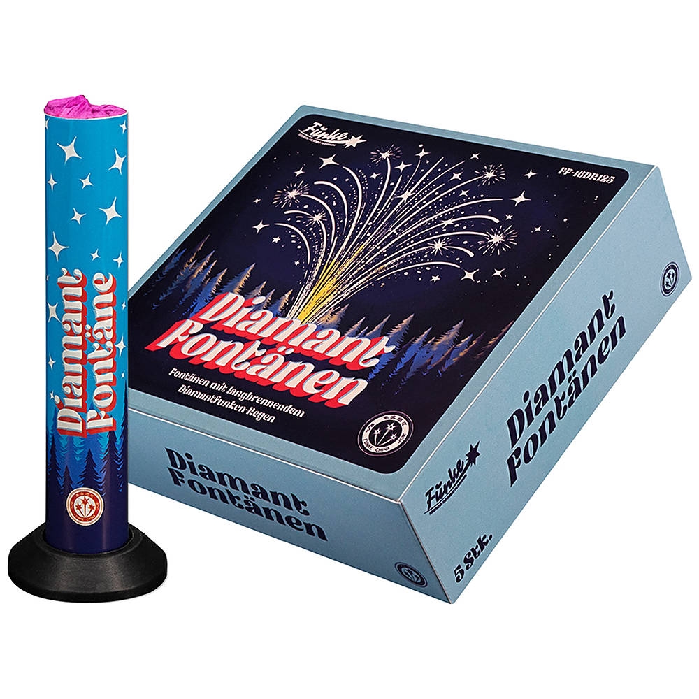 Diamant Fontänen - 5er Schachtel
