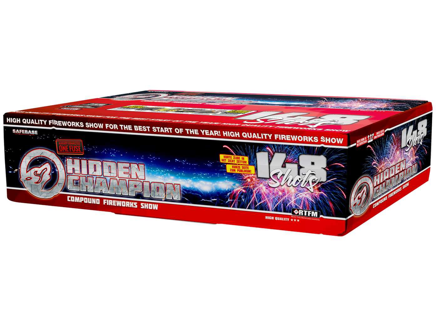 Hidden Champion 148 Schuss Verbundfeuerwerk