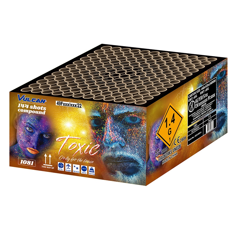 Toxic - 144 Schuss Verbundfeuerwerk