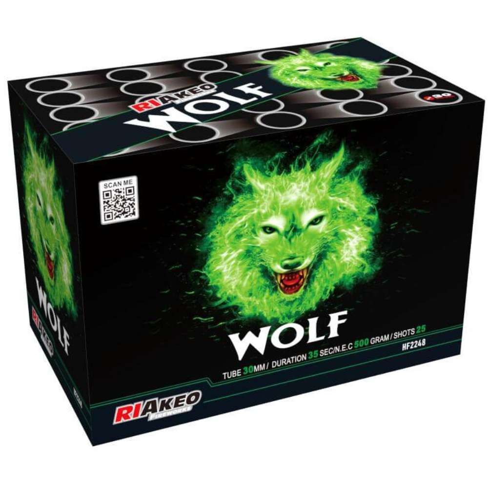 Wolf - 25 Schuss Riakoeo Fächerbatterie - Jetzt in 1.4G!