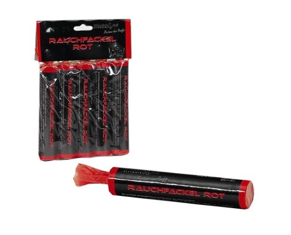 Rauchfackel rot 60 Sek. T1, 5er Pack Rauchfackel rot 60 Sek. T1, 5er Pack