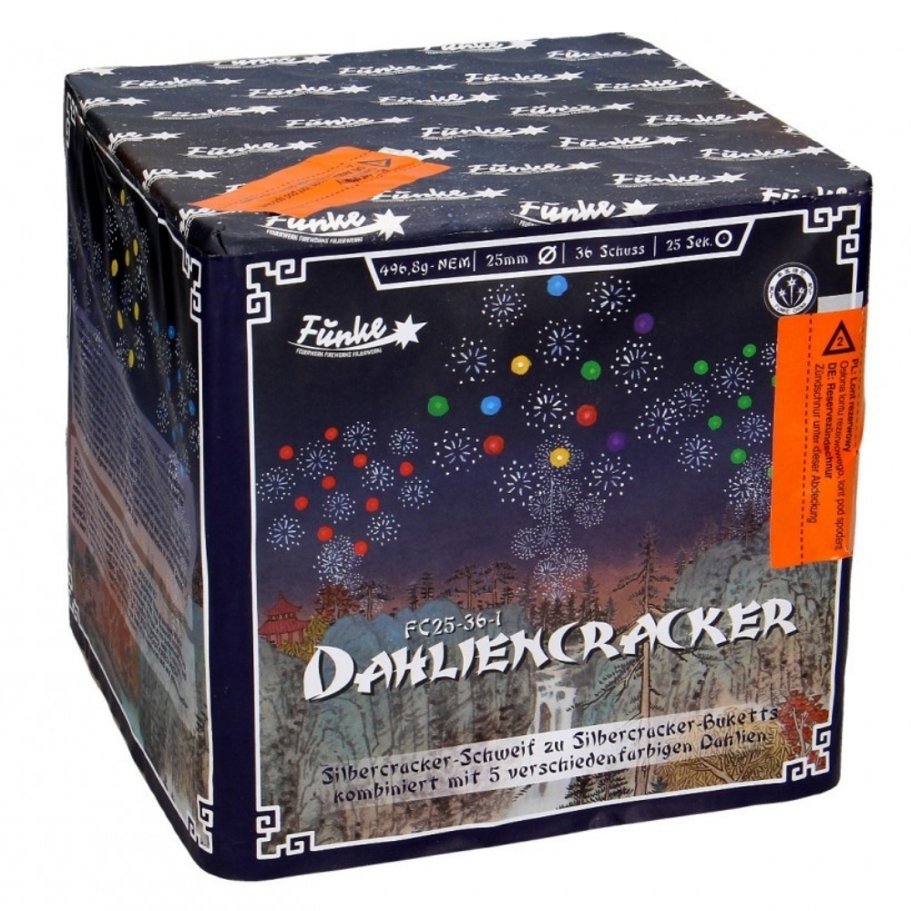 Dahliencracker  - 36 Schuss Batterie