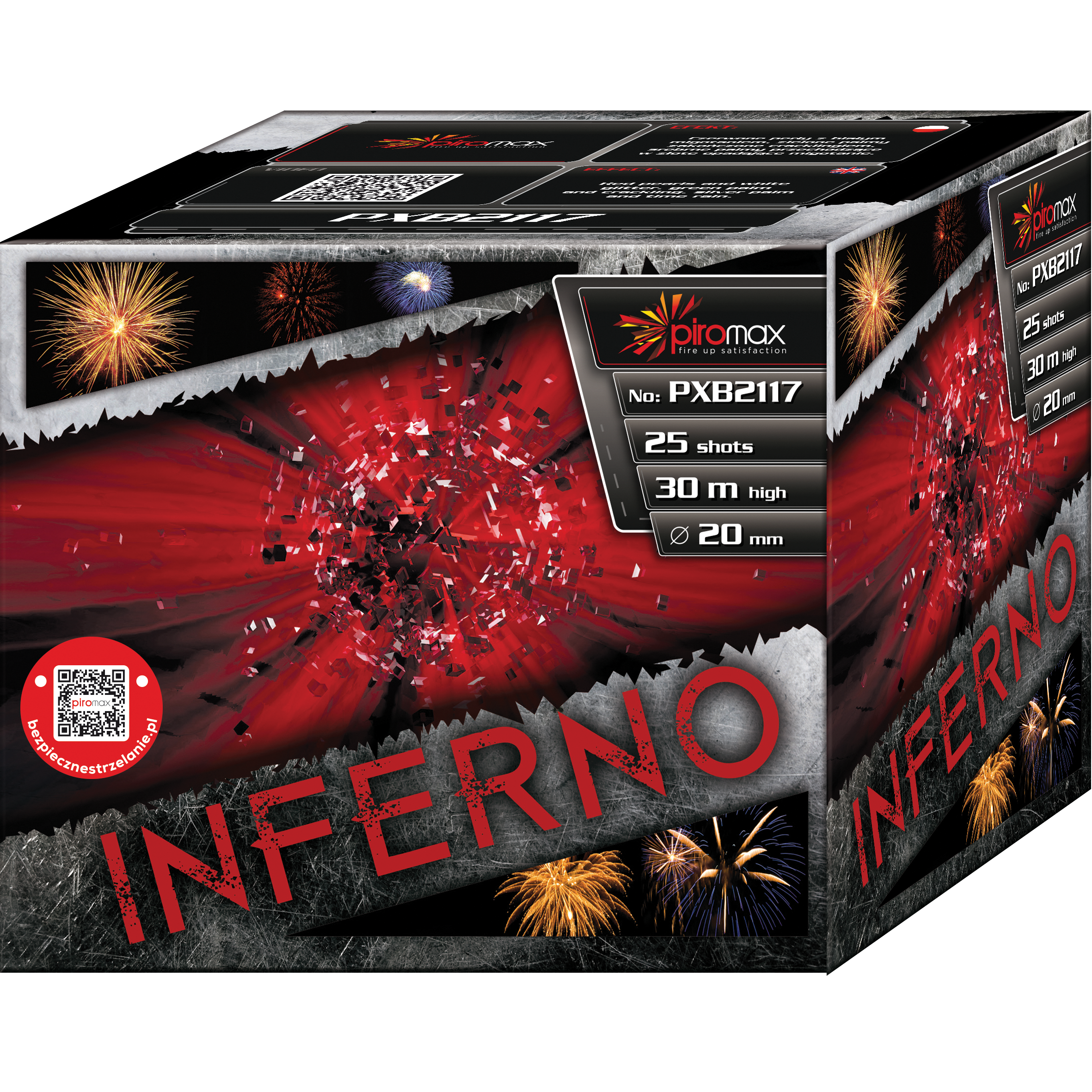 Inferno - 25 Schuss Feuerwerksbatterie