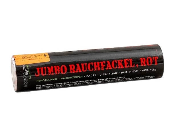 Jumbo Rauchfackel rot