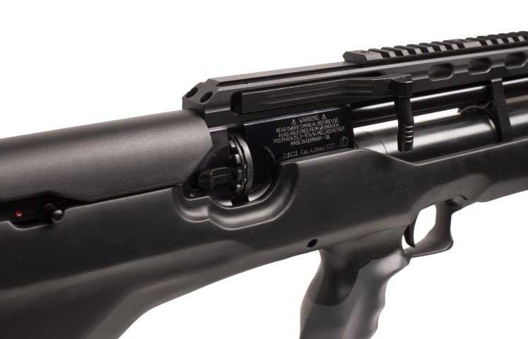 HW 100 Pressluftgewehr Bullpup 4,5mm F 410mm Lauf mit Mündungsbr. - Neue Kartusche 2025