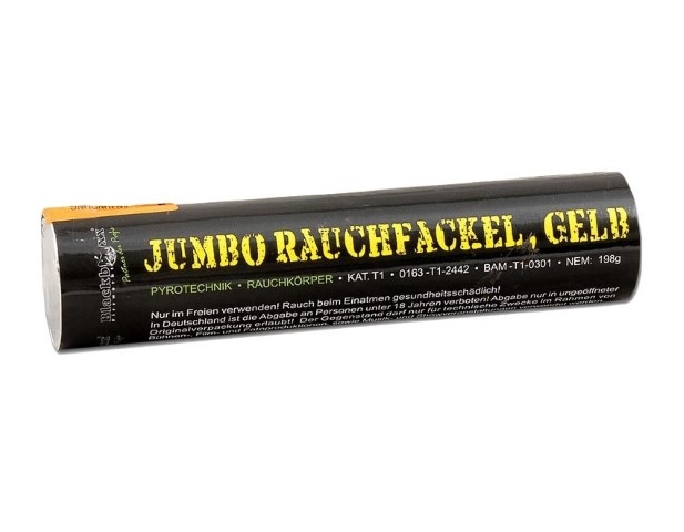 Jumbo Rauchfackel gelb Jumbo Rauchfackel gelb