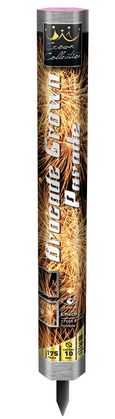 Brocade Crown Parade - 175 Schuss Römisches-Lichterbündel Brocade Crown Parade - 175 Schuss Römisches-Lichterbündel