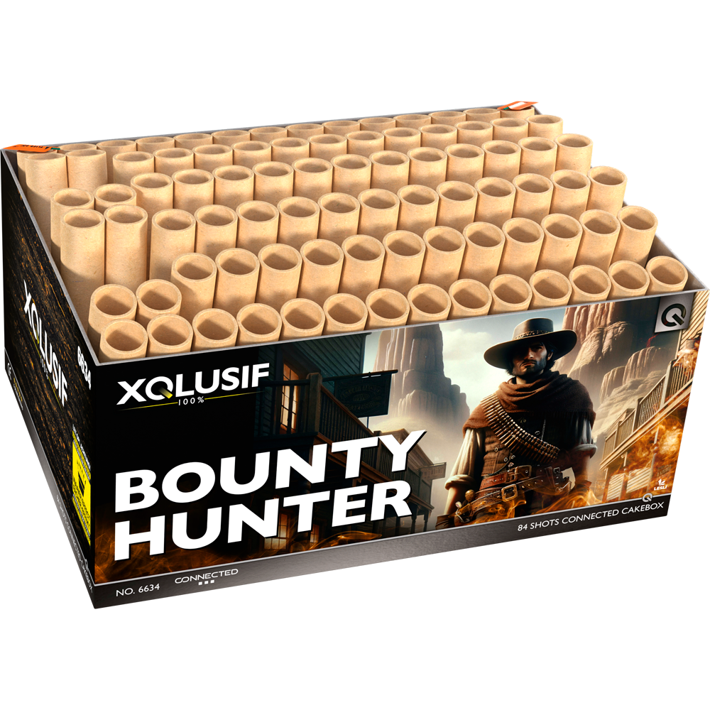Bounty Hunter - Verbundfeuerwerk mit 84 Schuss