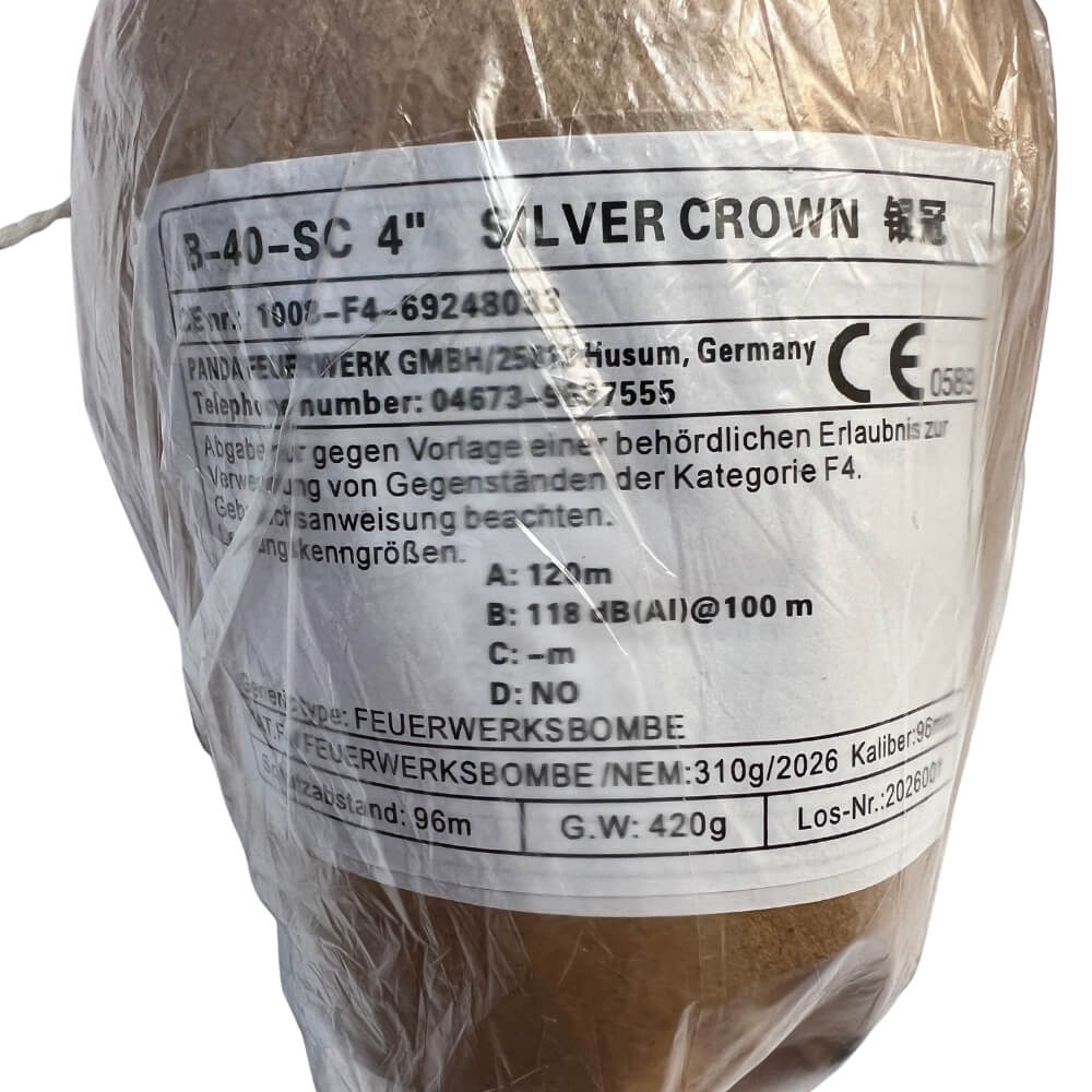 100mm Kugelbombe F4 - Silver Crown