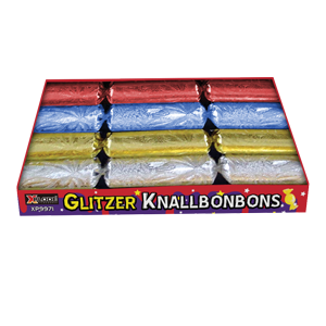 Glitzer Knallbonbons - 4er Päckchen