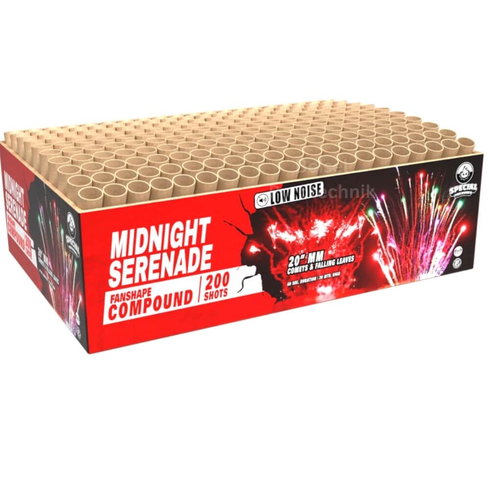 Midnight Serenade - 200 Schuss Verbundfeuerwerk