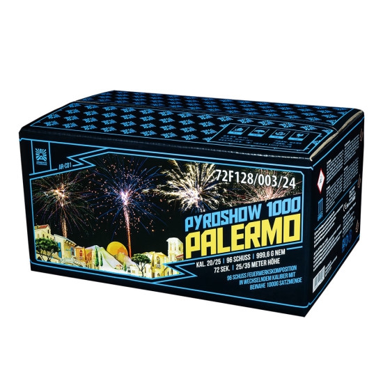 Pyroshow 1000-A Palermo 96 Schuss Verbundfeuerwerk