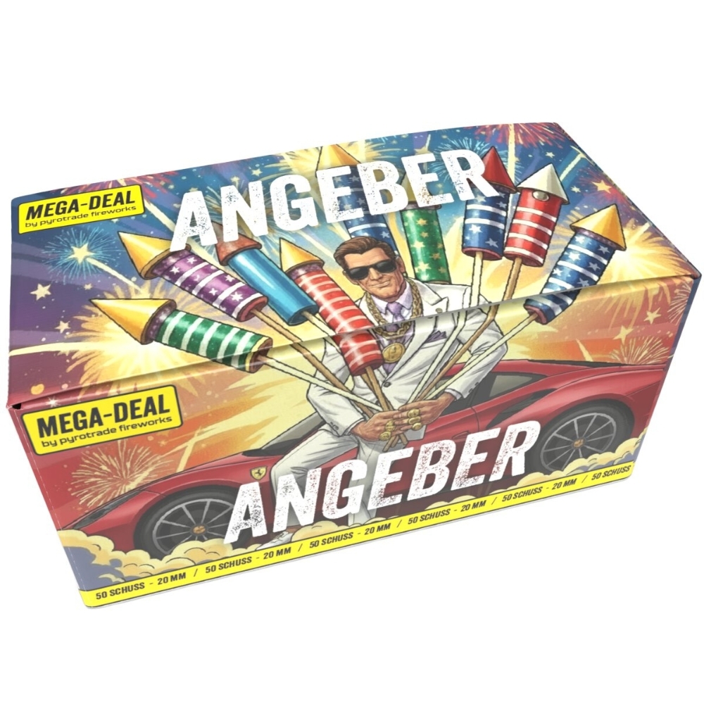 Angeber - 50 Schuss Feuerwerksbatterie
