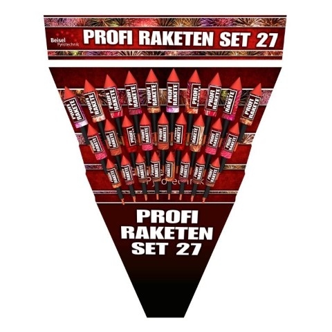 Profi Raketen Set 27 - 27 teiliges Raketensortiment