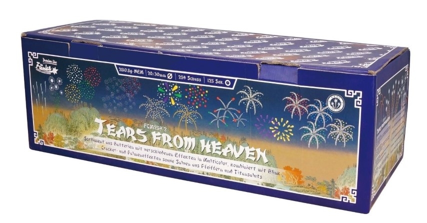 Tears from Heaven  259 Schuss Batteriesortiment - nur Abholung da 1.3G